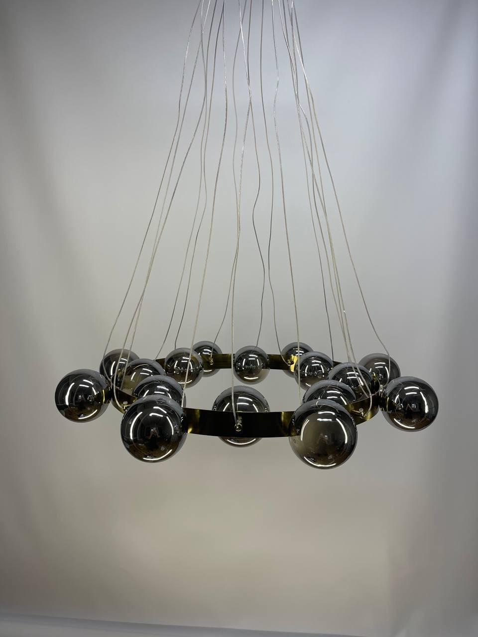 Люстра Zilini HSL8312 Золотистий/Чорний (24084212) - фото 3 Люстра Zilini HSL8312 Золотистий/Чорний (24084212) - фото 3