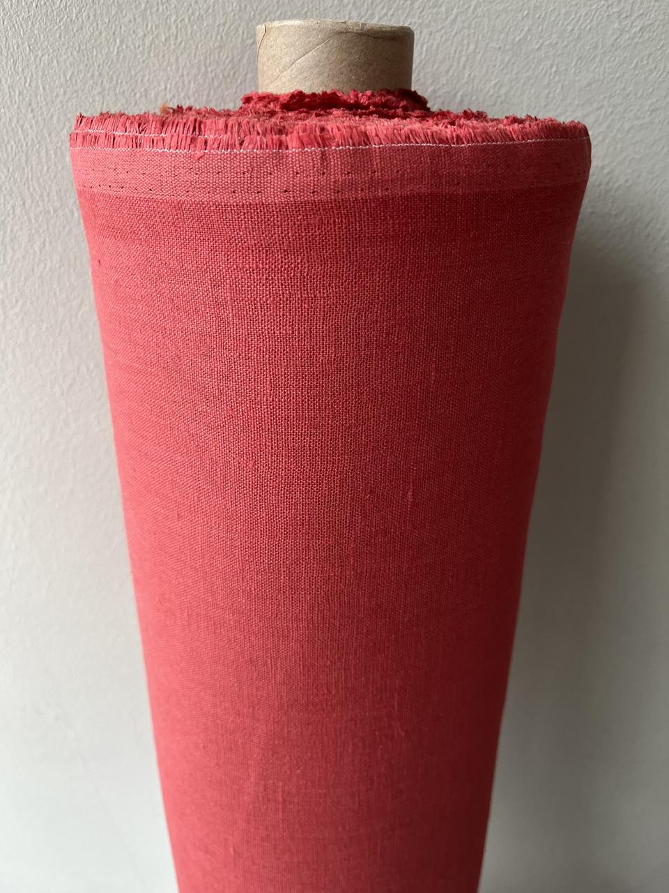 Тканина скатерна LINEN PLUS 100% льон 143 см 1584 Кораловий - фото 6 Тканина скатерна LINEN PLUS 100% льон 143 см 1584 Кораловий - фото 6