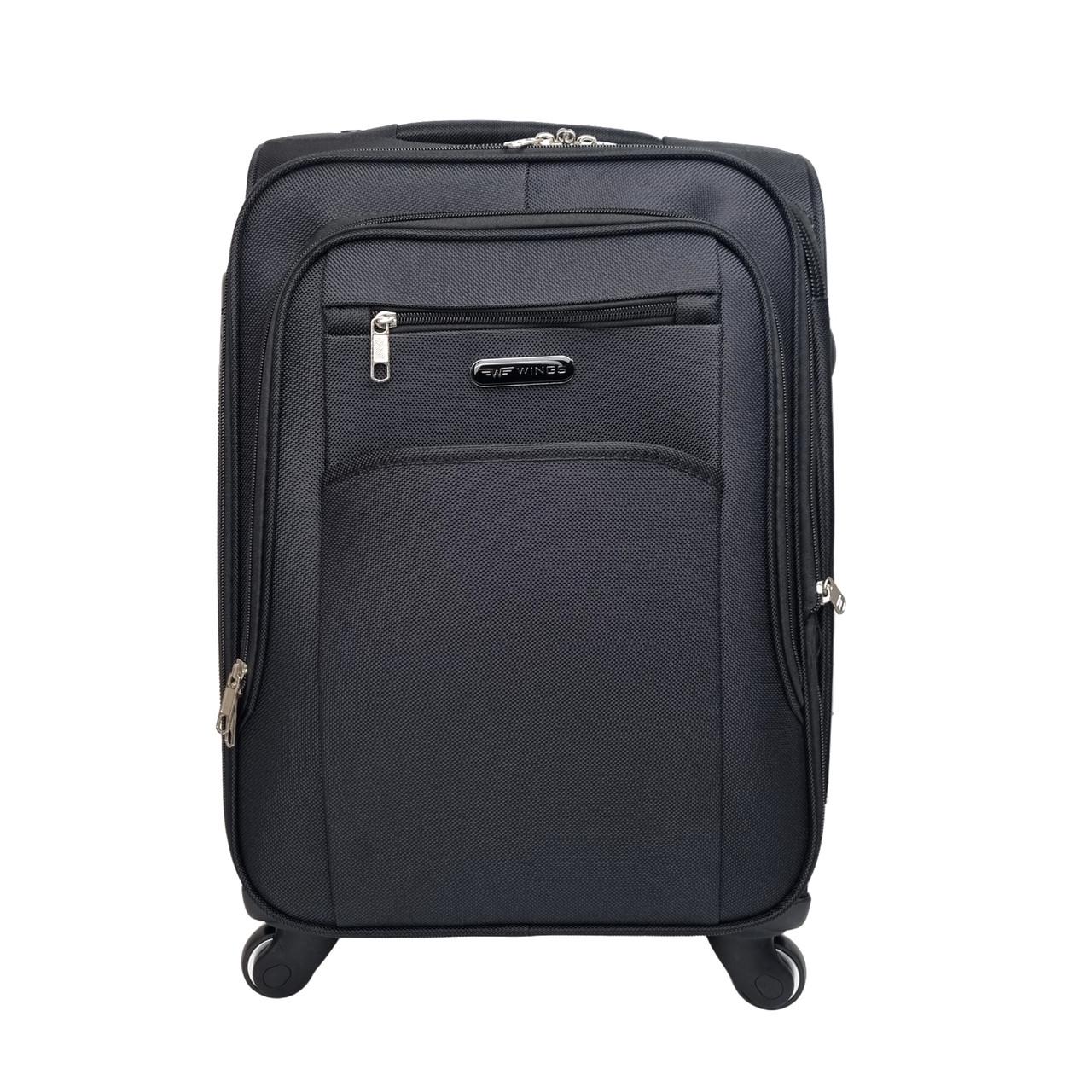 Валіза дорожня Wings поліестер Чорний (2501/4 black L)
