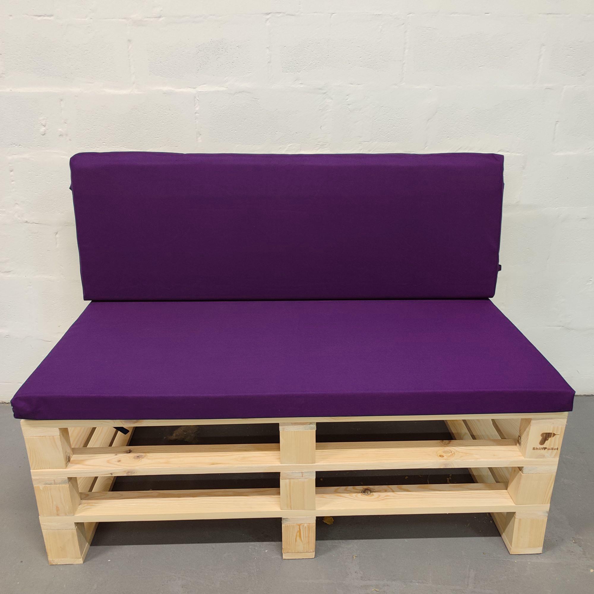 Комплект водоотталкивающих подушек для паллет-дивана eGarden оксфорд 120x60x5/120x40x5 см Фиолетовый (5703) - фото 1 Комплект водоотталкивающих подушек для паллет-дивана eGarden оксфорд 120x60x5/120x40x5 см Фиолетовый (5703) - фото 1