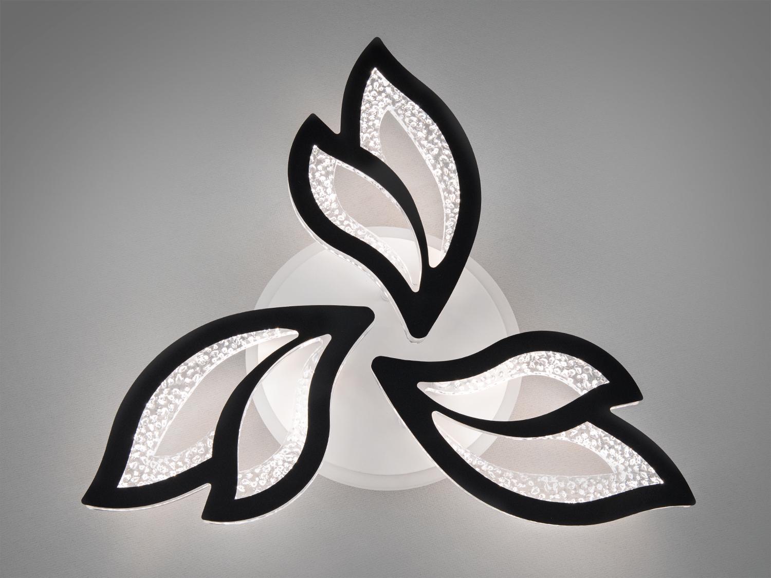 Люстра стельова світлодіодна з димером 55W (2455/3BK LED 3color dimmer) - фото 3