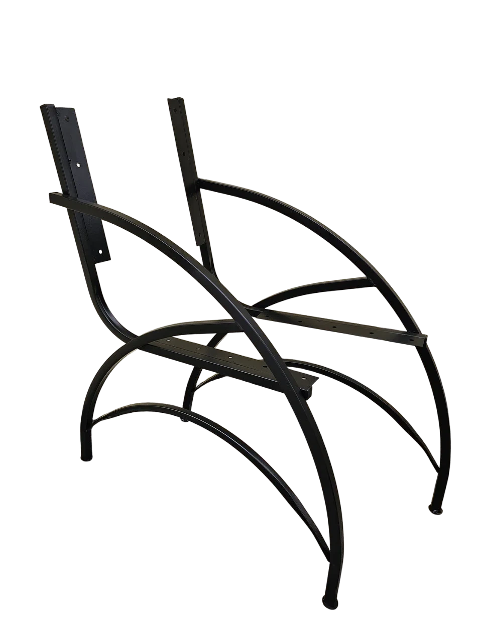 Каркас лавки лофт Хатинка боковины с перемычкой металл 82х47 см (CNT00012026)