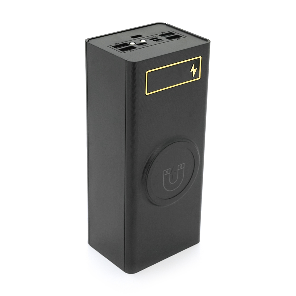 Корпус под павербанк Voltronic CX24-PD-QI 24x18650 22,5W Micro-USB Type-C Lightning Черный (YUT_V9727)