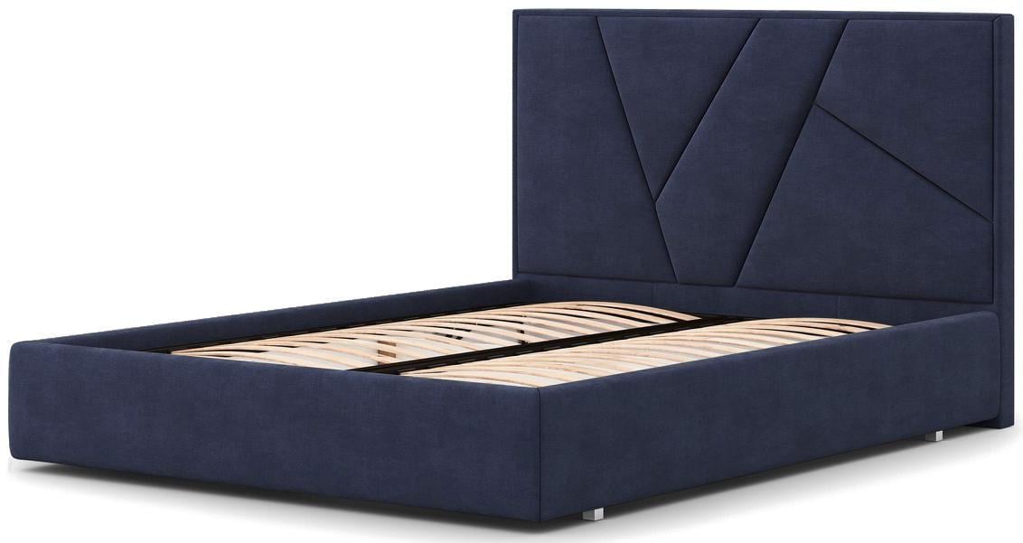Кровать Allure Капри с подъемным механизмом 160х200 см Navy - фото 1 Кровать Allure Капри с подъемным механизмом 160х200 см Navy - фото 1