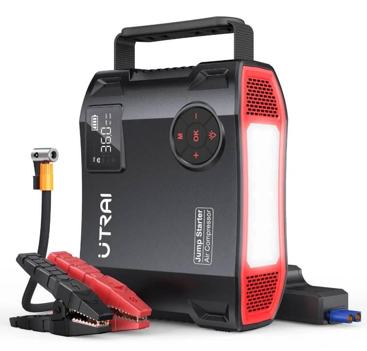Пусковий пристрій 2в1 UTRAI JStar 5 2в1 1600А 16000 мАг з компресором 150 Вт (947)
