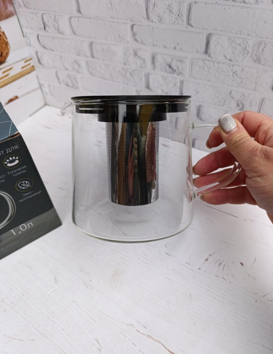 Заварювальний чайник S&T Universal із боросилікатного скла 1 л (MSN-9122) - фото 3