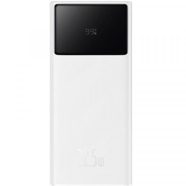 Повербанк BASEUS PPXJ060002 Star Lord Display 20000 mAh 22,5 W 2хUSB- A QC3,0 Li-pol White (588568)