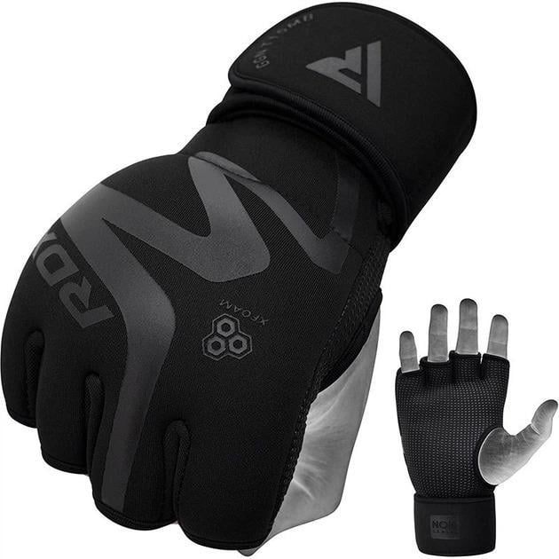 Рукавиці неопренові RDX T15 Noir Inner Matte M Чорний (GGN-T15MB M)