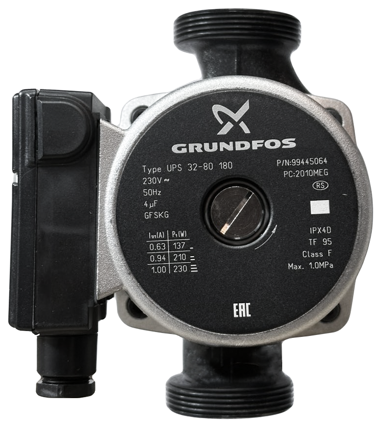 Циркуляционный насос Grundfos UPSO 32-80 180 мм (99445064)
