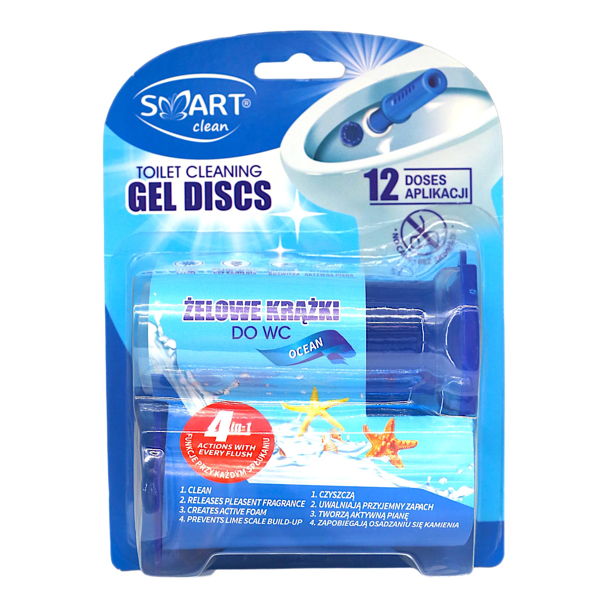 Гель-стик для унитаза Smart Clean Океан XXL 75 мл 12 доз (НФ-00006832)