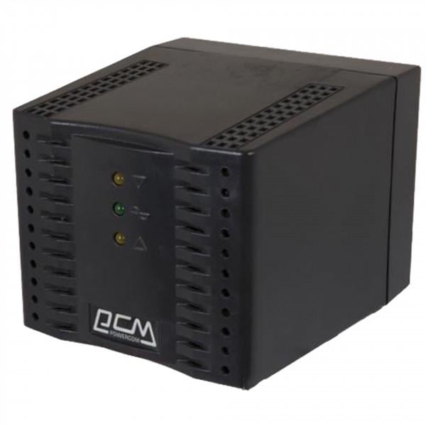 Стабілізатор напруги Powercom TCA-3K0A-6GG-2261 1500VA Чорний (575922)