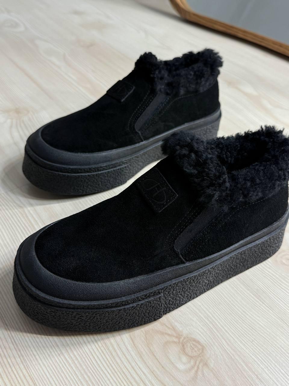 Черевики жіночі Hengji 660-1 замшеві кеди на хутрі р. 40 Чорний (5801) - фото 5 Черевики жіночі Hengji 660-1 замшеві кеди на хутрі р. 40 Чорний (5801) - фото 5