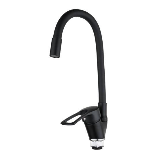 Смеситель для кухни MIXXUS FANY 011 Nut Black Refl Black (MI6294)