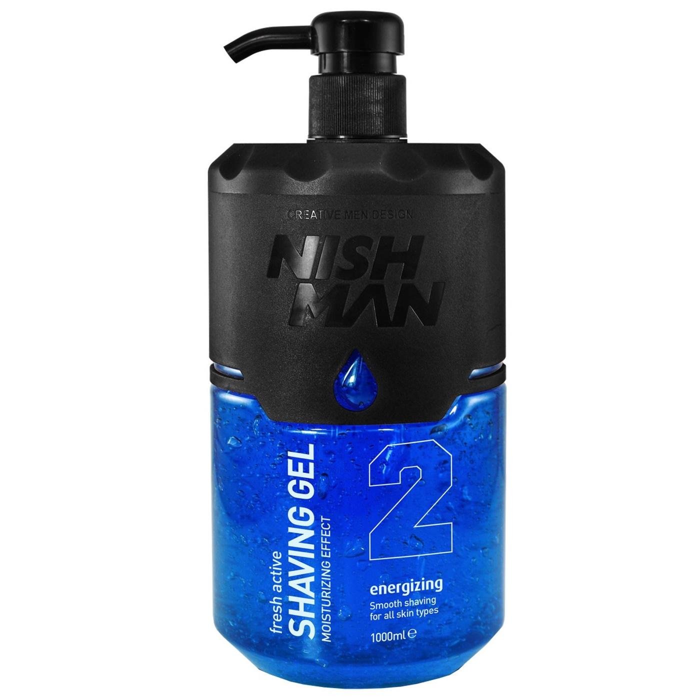 Гель для бритья Nishman Fresh Active Shaving Gel No.2 1000 мл