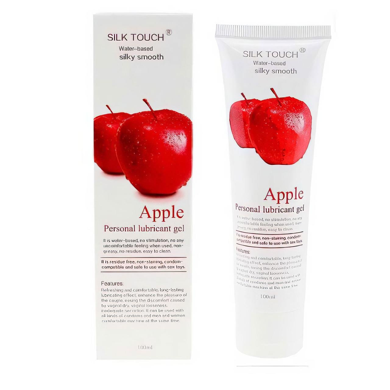Гель-лубрикант интимный увлажняющий Silk Touch с ароматом яблока 100 мл (K000519) - фото 3 Гель-лубрикант интимный увлажняющий Silk Touch с ароматом яблока 100 мл (K000519) - фото 3