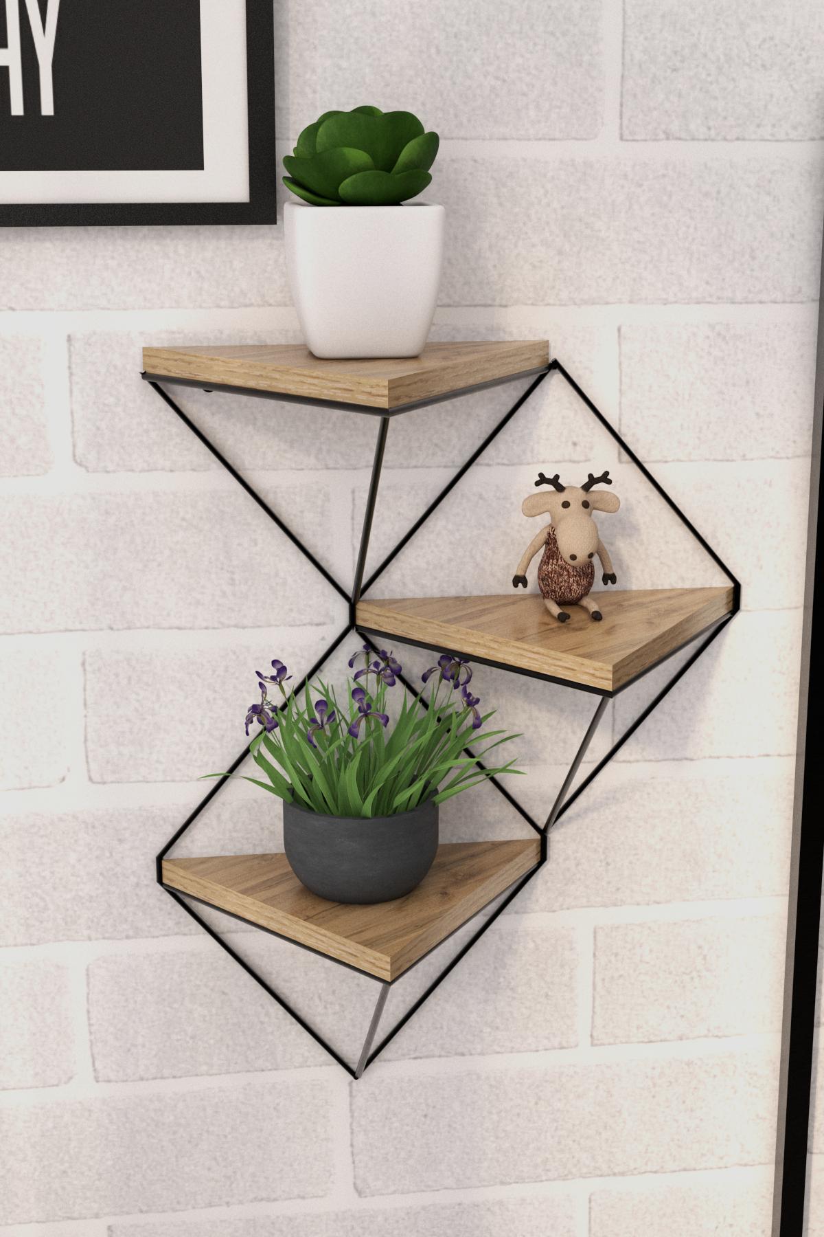 Полиця настінна EcoLoft Лофт Luna DSP-1184 Дуб аппалачі (25738007)