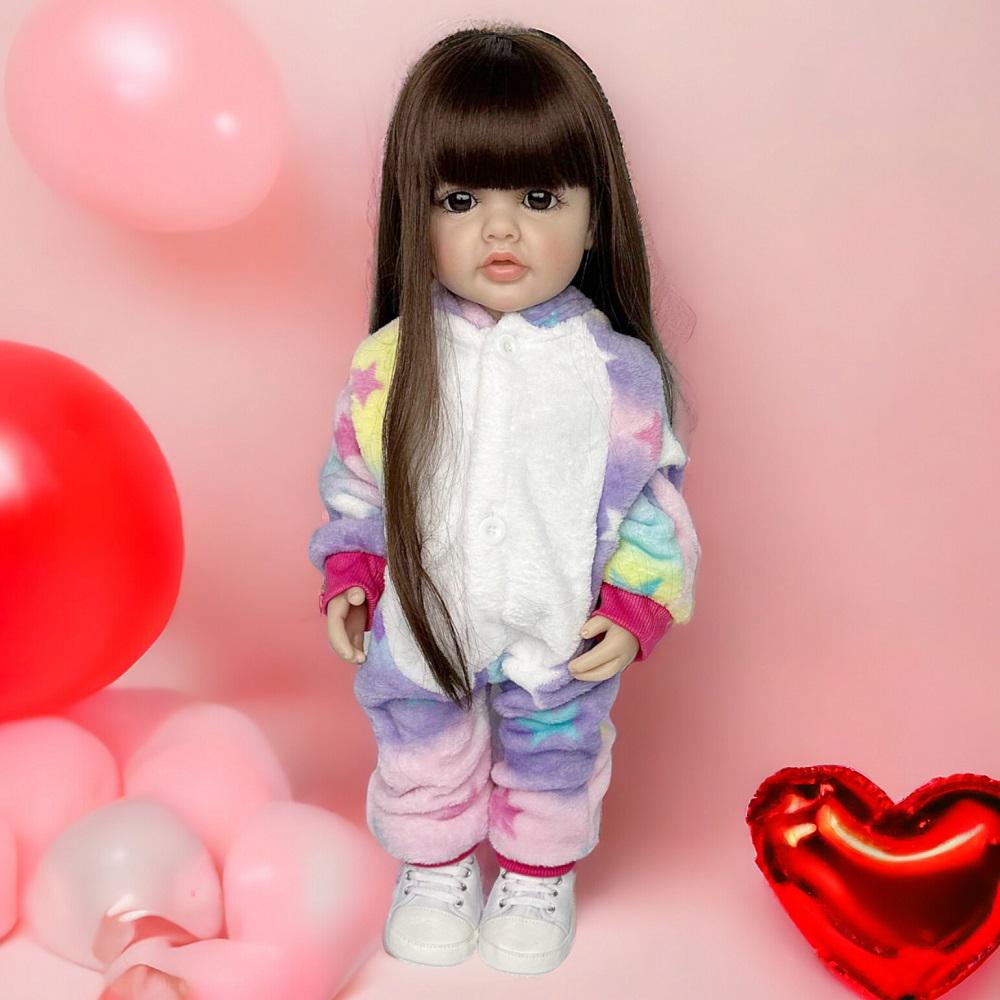 Лялька Reborn Конді силіконова 55 см (NPK DOLL) - фото 3