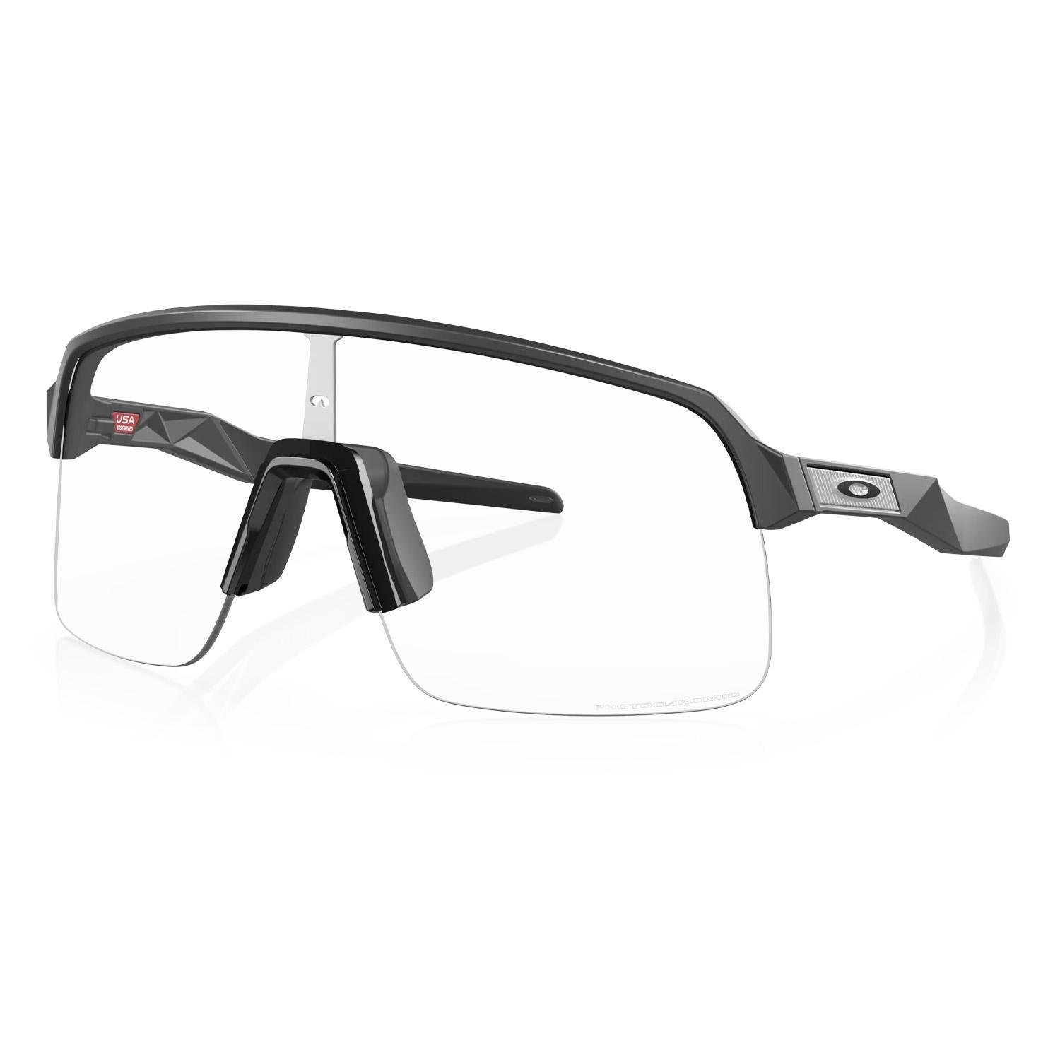 Спортивні окуляри велосипедні фотохромні Oakley Sutro Lite OO9463-4539 Matte Carbon/Clear Photochromic