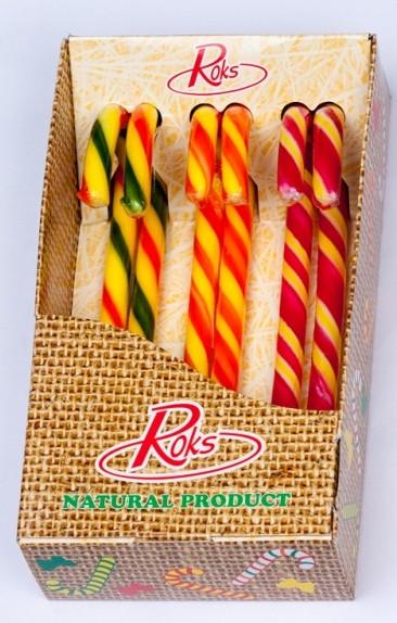 Леденцы ROKS Посох 28 г 6 шт. 168 грамм (806)