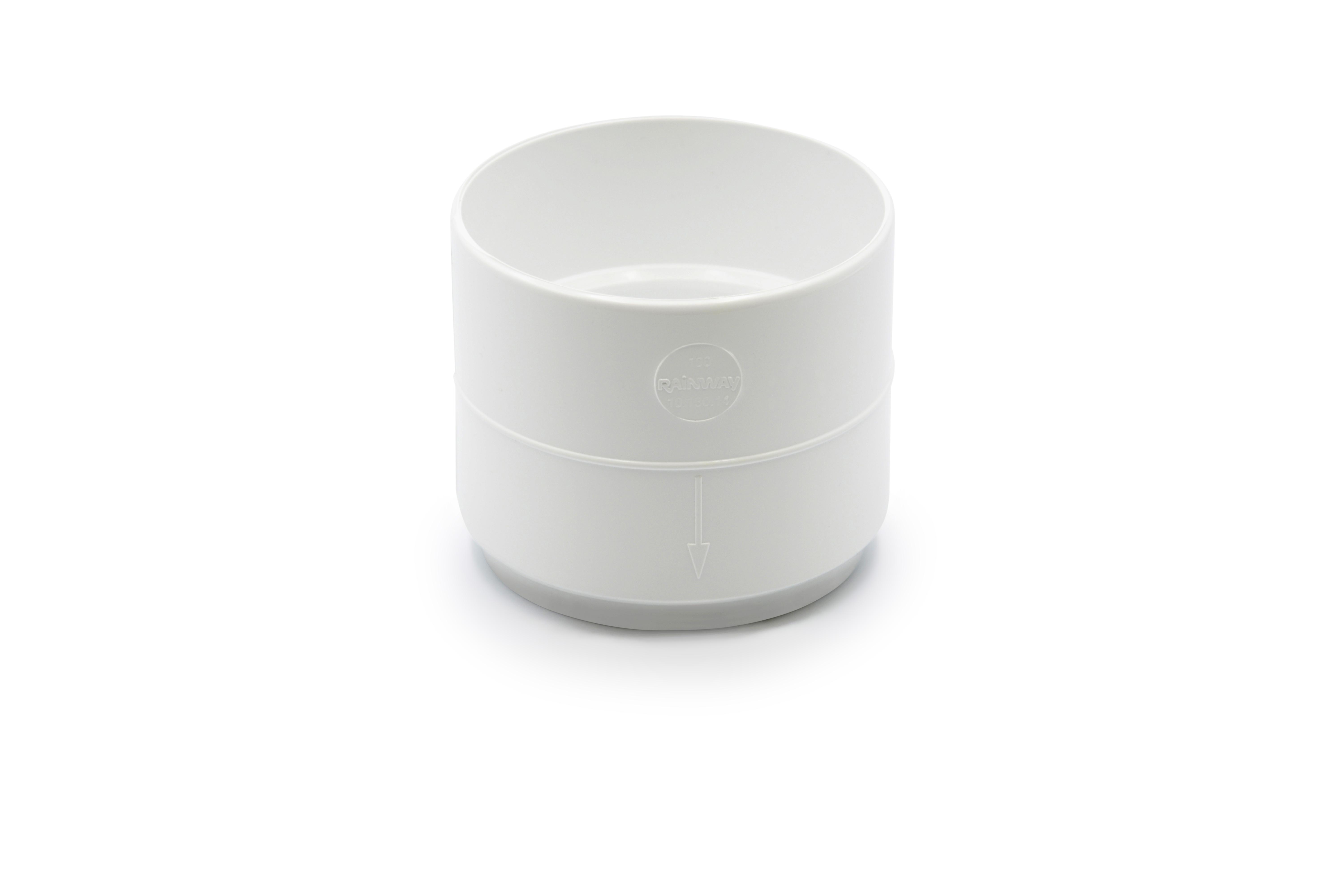 Муфта трубы Rainway 130 100 мм Белый (10.130.14.001) Муфта трубы Rainway 130 100 мм Белый (10.130.14.001)