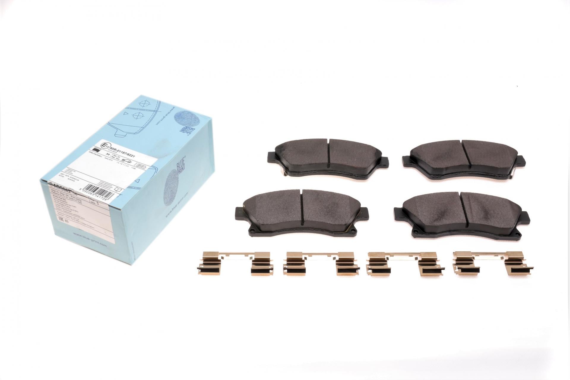 Тормозные колодки передние BLUE PRINT для Chevrolet Aveo 11-/Opel Astra J 09- (ADG042124)