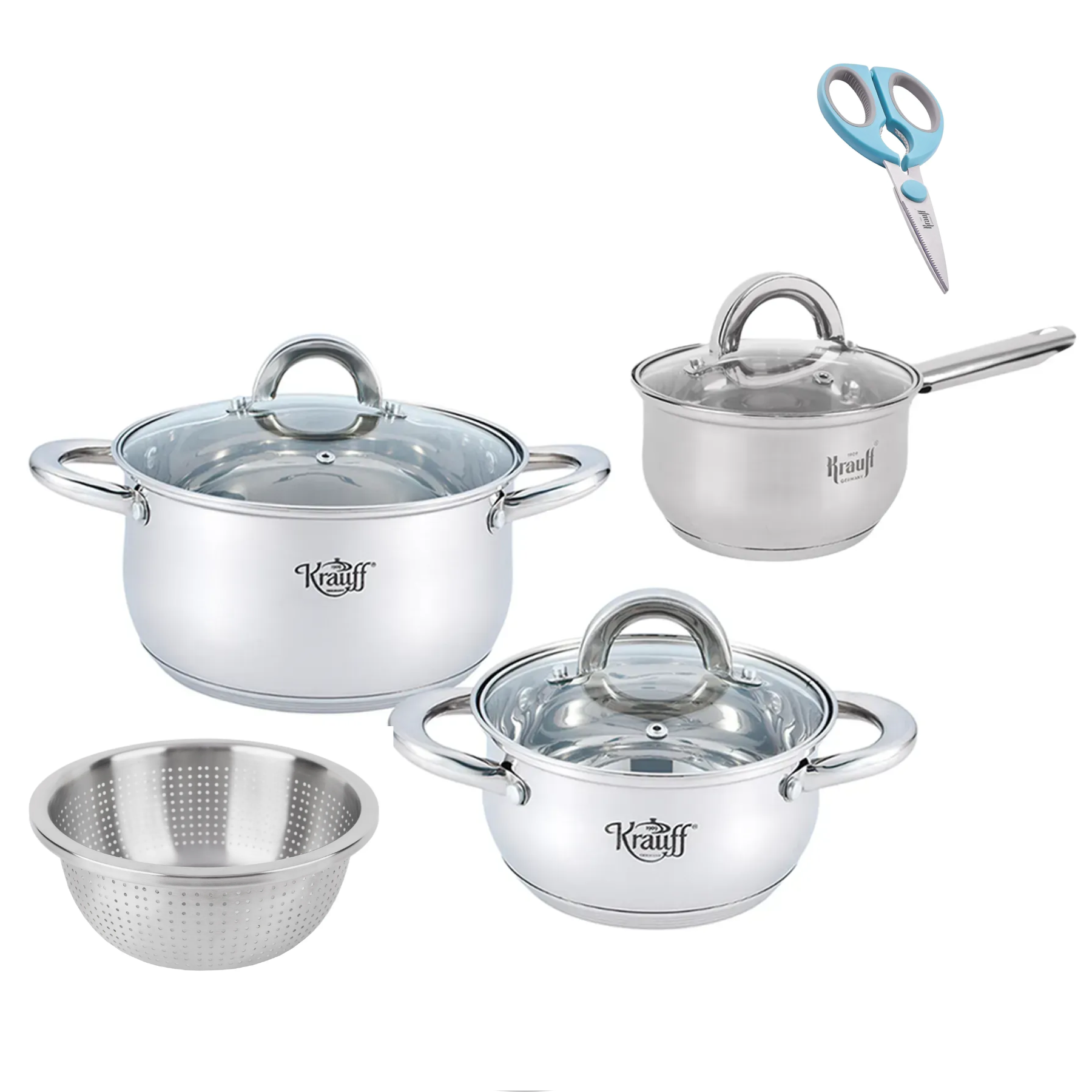Набор кастрюль Krauff Steil с кухонными принадлежностями (28471) Набор кастрюль Krauff Steil с кухонными принадлежностями (28471)