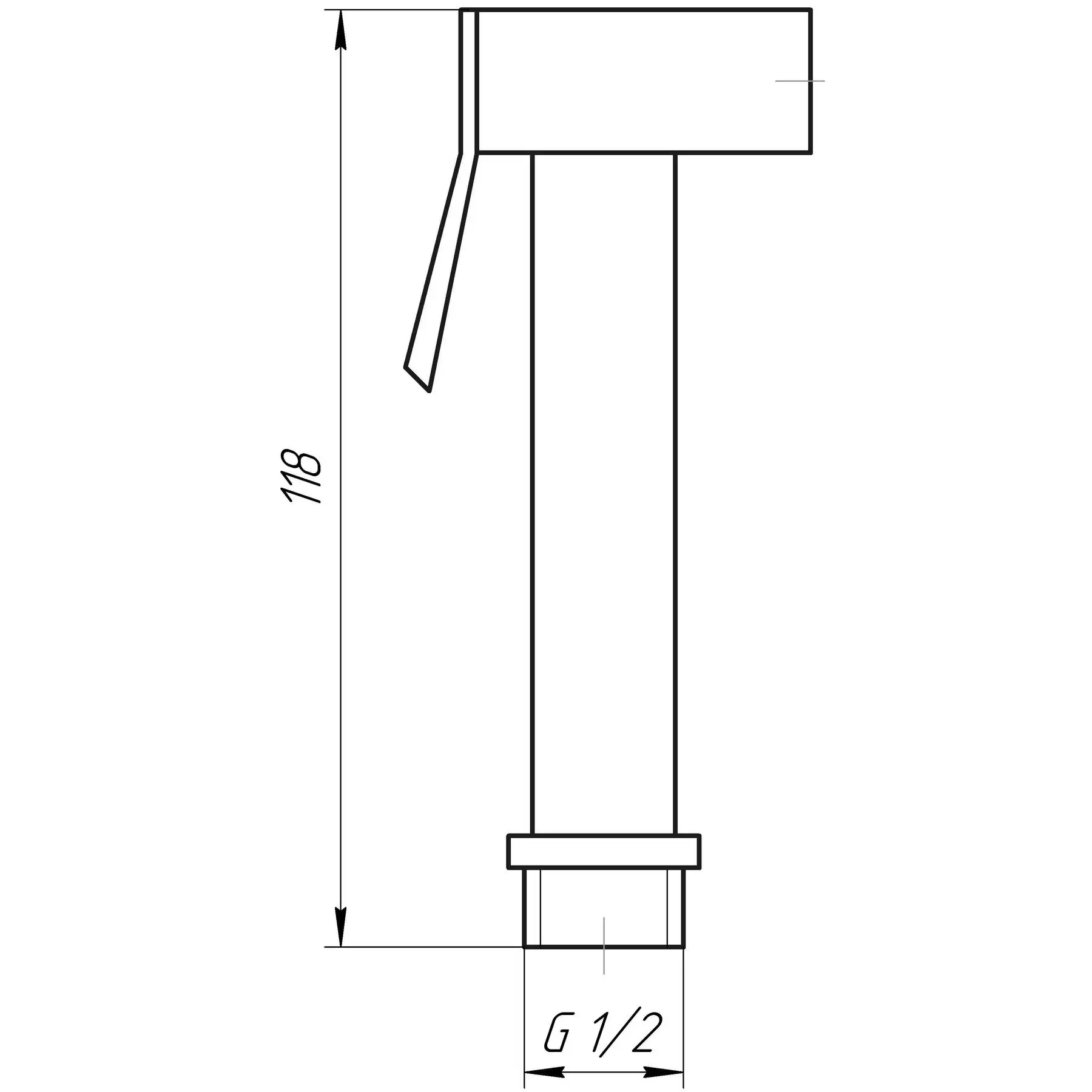 Стоп-лійка гігієнічна TOPAZ SH77-BL (GSR-000020809) - фото 4