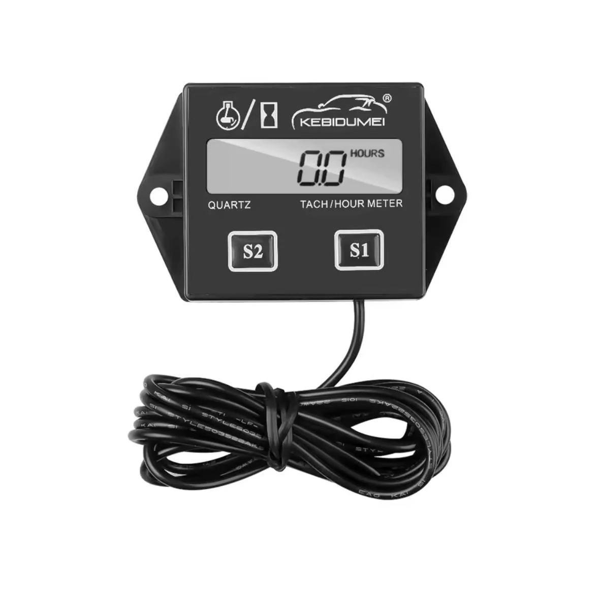 Тахометр цифровий для 2-тактних та 4-тактних двигунів Чорний (32184147) Тахометр цифровий для 2-тактних та 4-тактних двигунів Чорний (32184147)