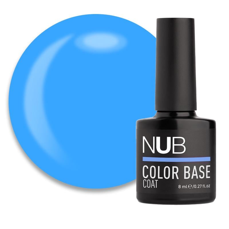 База кольорова каучукова NUB Color Base Coat 8 мл 11 Breath Блакитний (90035564)