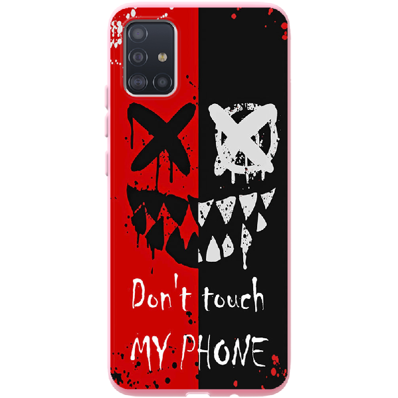 Чохол Boxface Samsung A515 Galaxy A51 Bad Smile Рожевий силікон (38808-up2468-41817)