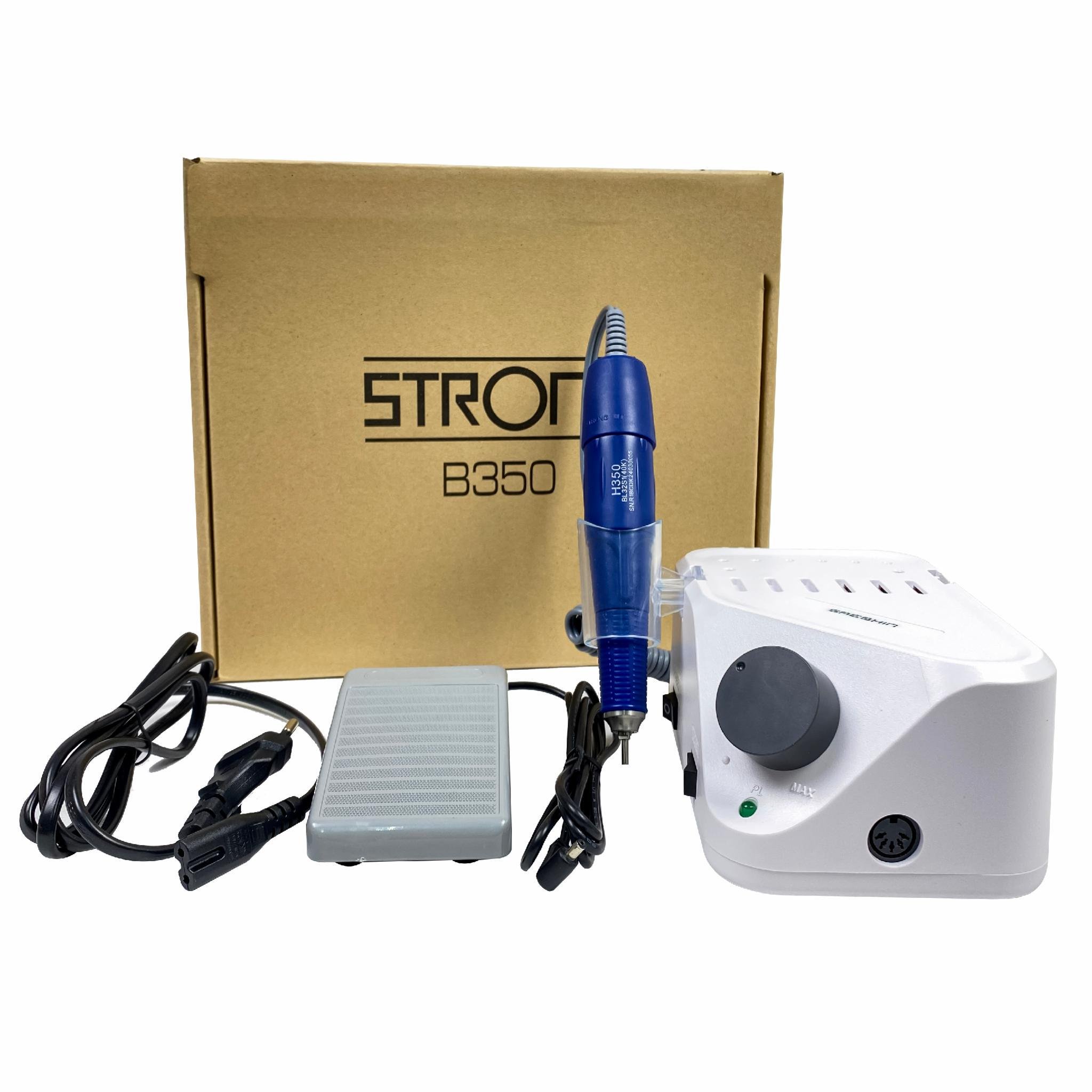 Фрезер для манікюру та педикюру Strong B350 з ручкою H350 65 Вт 40000 об/хв (27183138)