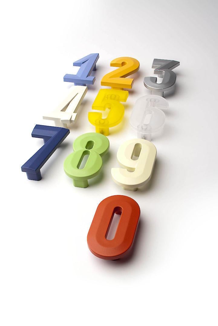 Меблева ручка Poliplast цифра двійка РП-2 Рожевий світлий матовий (16224) - фото 3