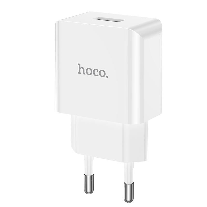 Зарядное устройство Hoco Leisure single port charger C106A 1USB 10,5 W 2,1 A White (562205)