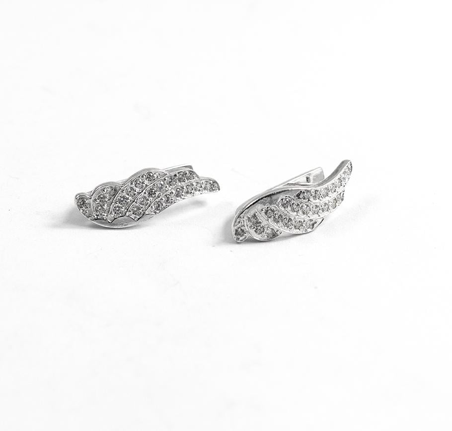 Серьги Maxi Silver 8210 Крылья (88210)