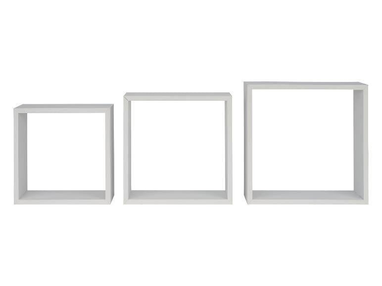 Набір настінних полиць-кубів Livarno Home Cube Shelf Set 3 шт.