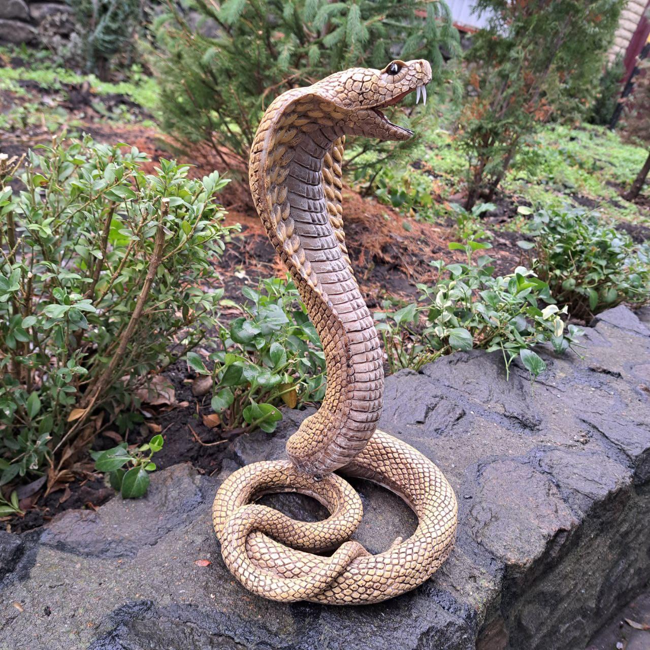 Фигура Змея Кобра Бежевый (4179)