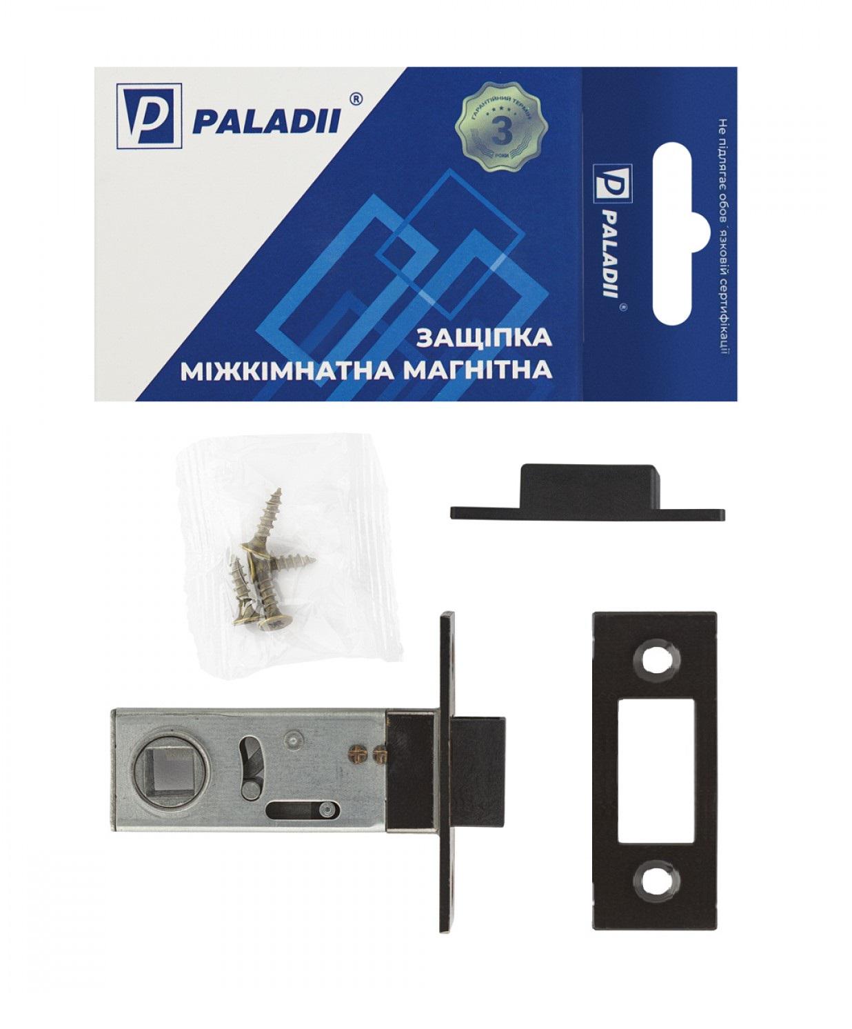 Защелка врезная магнитная Paladii 50 BN Черный (ПМ064) - фото 2 Защелка врезная магнитная Paladii 50 BN Черный (ПМ064) - фото 2