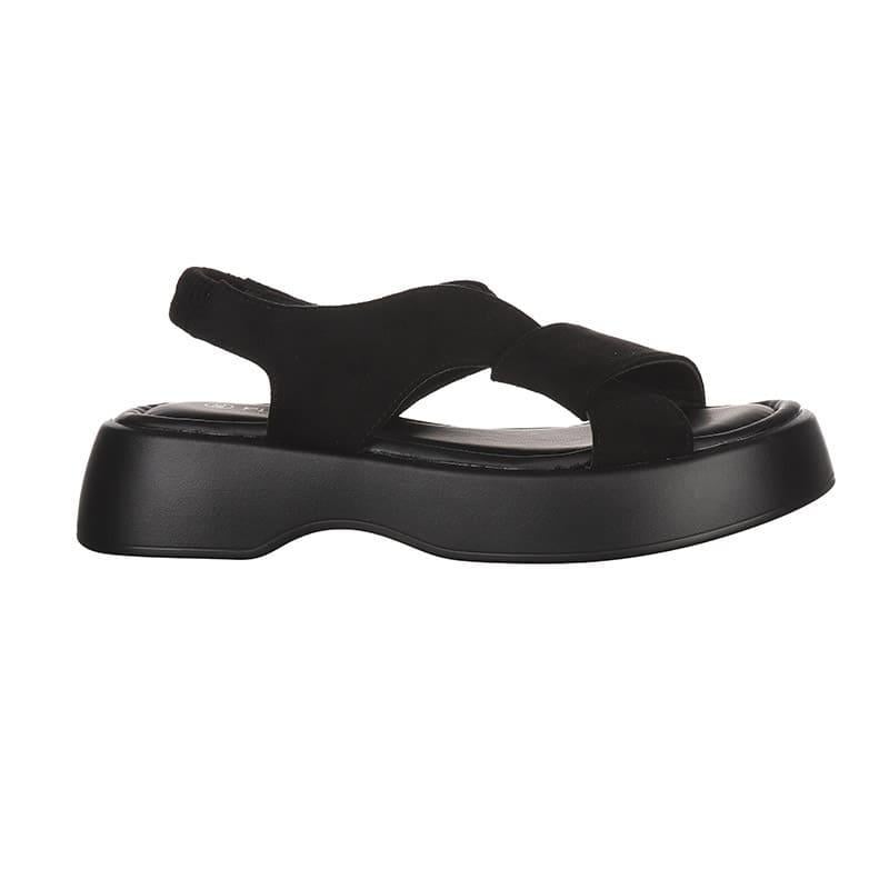 Босоножки женские PLPS 889-1 с искусственной замши р. 37 Черный (30040) - фото 3