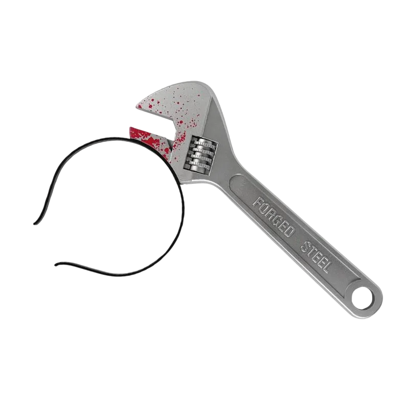 Обруч на Хэллоуин с гаечным ключом One size Серый (51007)