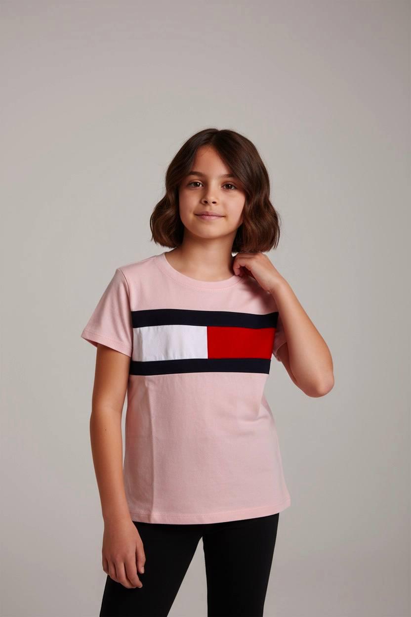 Футболка Tommy Hilfiger 8/10 лет 128-140 см Розовый (00124902)