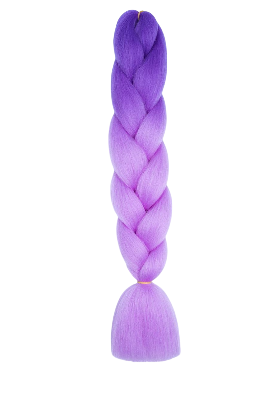 Канекалон омбре В47 60 см двухцветный Сиреневый (778592)