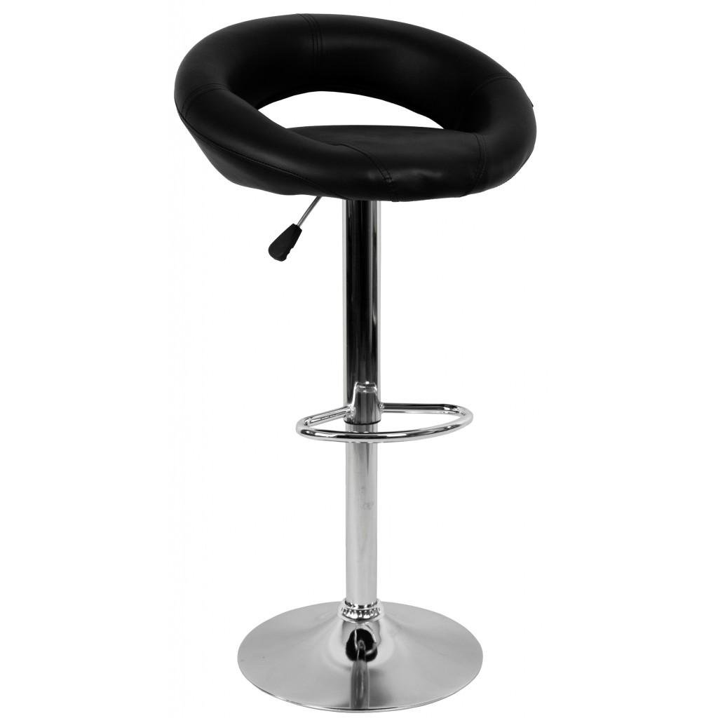 Барний стілець зі спинкою Bonro B-070 чорний (4700003612) Барний стілець зі спинкою Bonro B-070 чорний (4700003612)