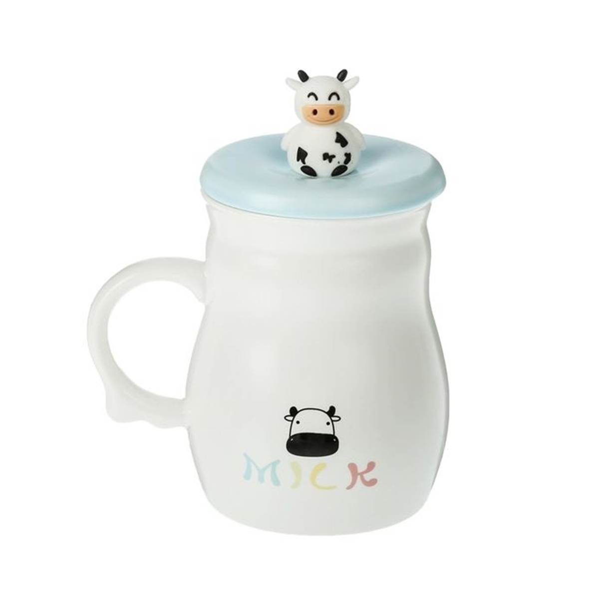 Чашка керамическая с крышкой и ложкой Молоко-энергия 420 мл Голубой (21-бла-О8030-16) - фото 5 Чашка керамическая с крышкой и ложкой Молоко-энергия 420 мл Голубой (21-бла-О8030-16) - фото 5