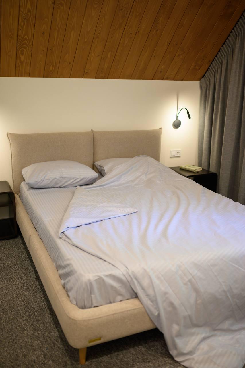 Комплект постельного белья Signorina Siena из страйп-сатина семейный 50х70 см/70х70 см Светло-серый (002S) - фото 5