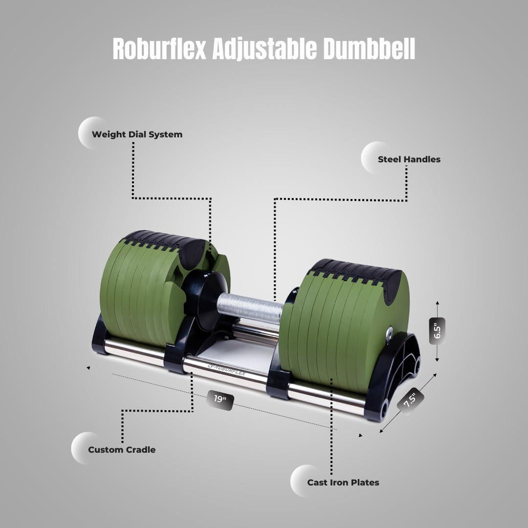 Гантеля регульована WCG 12 рівнів ваги від 2 до 24 кг (28433996) - фото 2