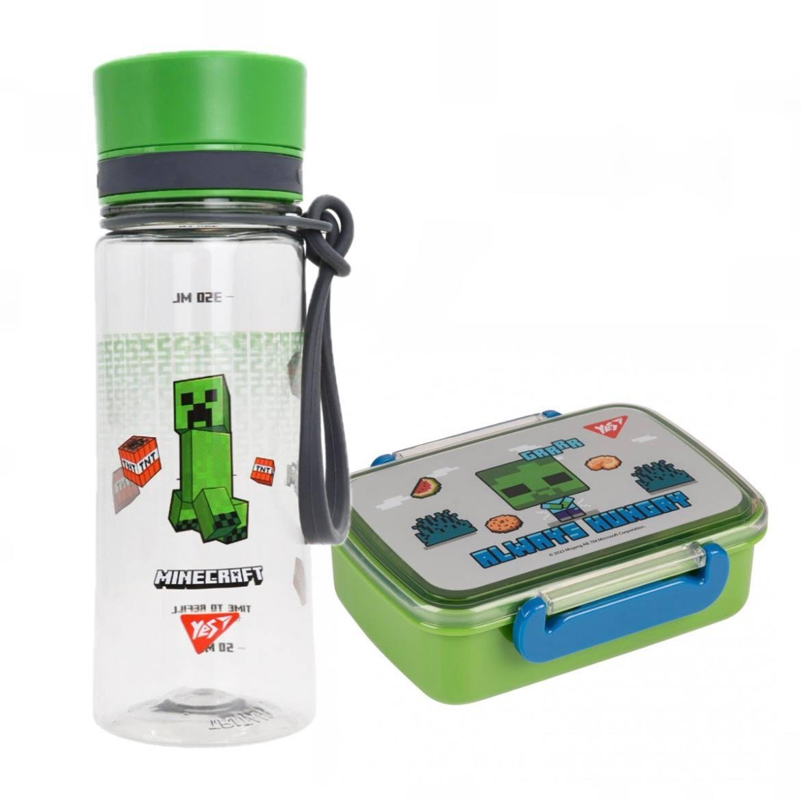 Набір в їдальню YES Minecraft пляшка для води/ланч-бокс 400 мл (708318K1)
