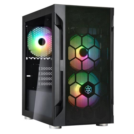 Корпус компьютерный SilverStone FARA FAH1MB-PRO Midi Tower с ARGB-подсветкой Черный (SST-FAH1MB-PRO)