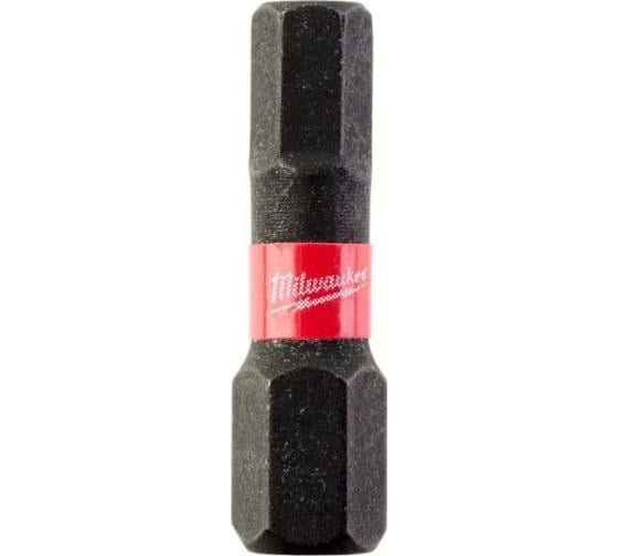 Біта Milwaukee Shockwave Impact Duty Hex 5х25 мм 2 шт. (4932430896)