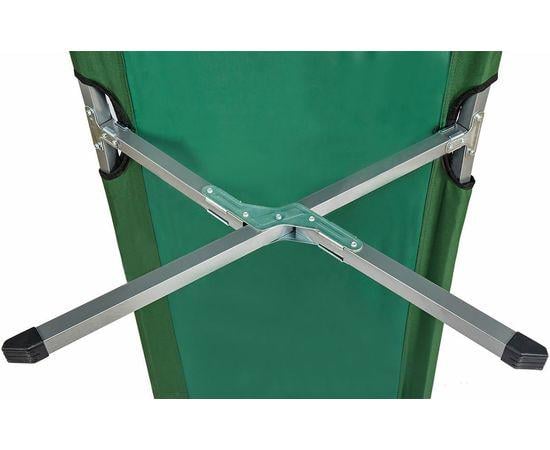Розкладачка кемпінгова туристична розкладачка Нато 187х70х42 см Зелений