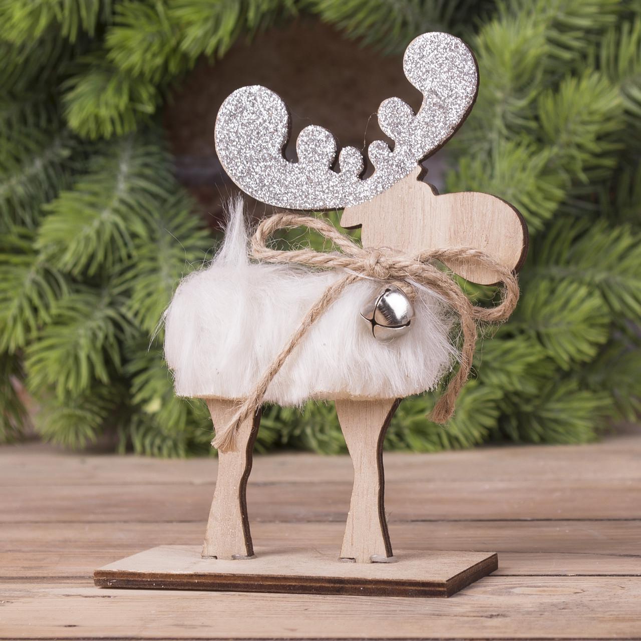 Статуэтка лось с серебряными рогами (4497)